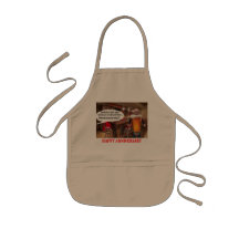 Barn apron. Lycklig-årsdagen: orangutanöl