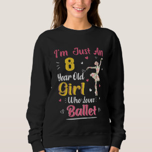 Barn är bara en 8-årig flicka som Kärlek Ballet 8 T Shirt