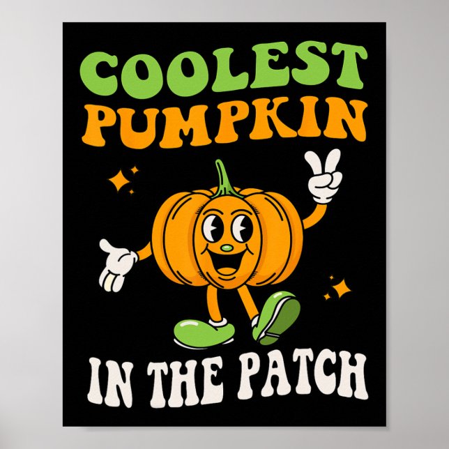 Barn är den kolaste pumpen i lappen Halloween Todd Poster (Framsidan)
