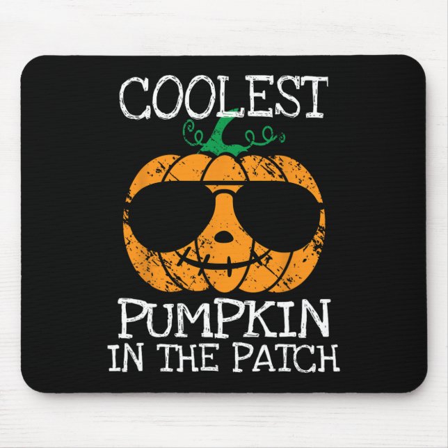 Barn är den kolaste pumpen i Patch Halloween Boys  Musmatta (Framsidan)