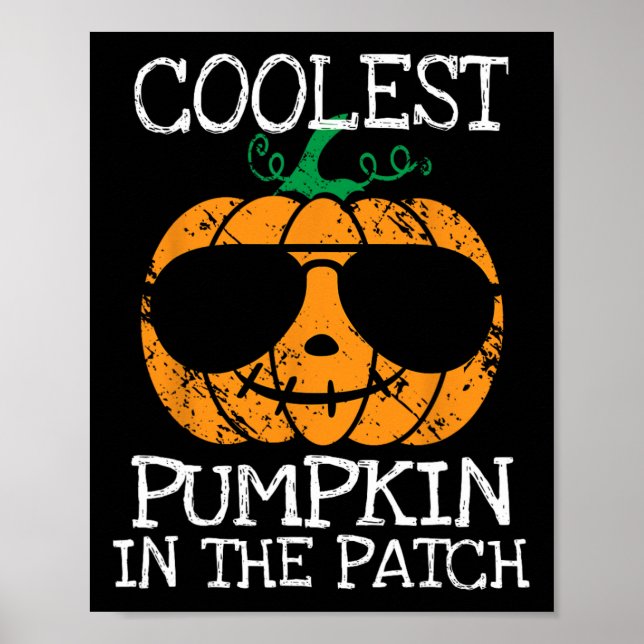 Barn är den kolaste pumpen i Patch Halloween Boys  Poster (Framsidan)
