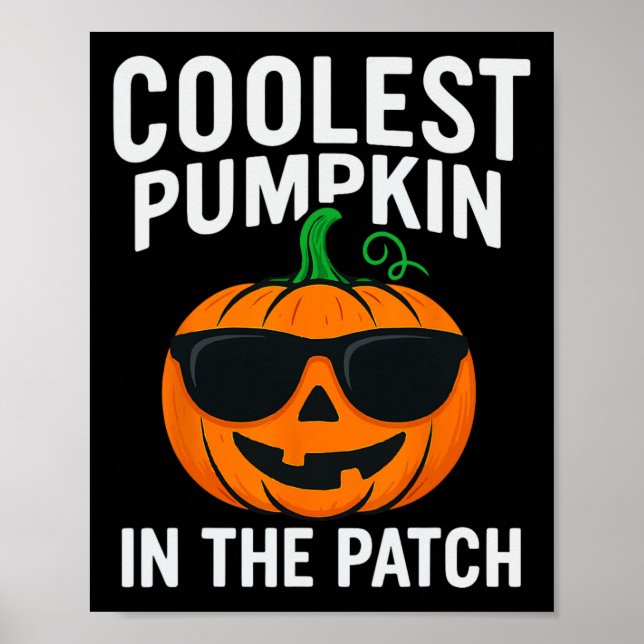 Barn är den kolaste pumpen i Patch Halloween Boys  Poster (Framsidan)