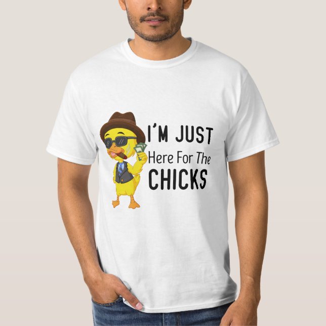 Barn är här för Chickarna Cute Påsk Boys  T Shirt (Framsida)