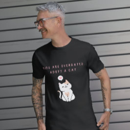 Barn är överskattade - adoptera ett katt t shirt