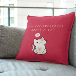 Barn är överskattade - Anta en Magenta för Mörk av Kudde