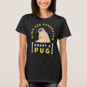 Barn är överskattade när de använder en Pug DINK T Shirt