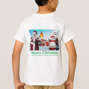 Barn är säkra. God jul. katter mr mrs claus T Shirt