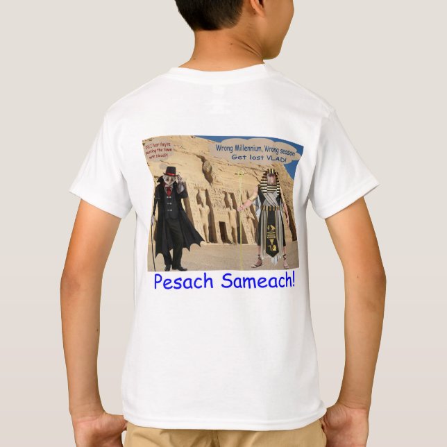 Barn är säkra. Lycklig Pesach. loris/apa T Shirt (Baksida)