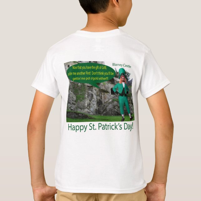 Barn är säkra. Lycklig St. Patrick's Day. irish se T Shirt (Baksida)