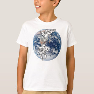 Barn, astro-katttröja med lång sleeve t shirt