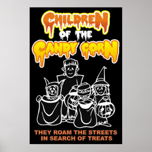 Barn av candy corn poster
