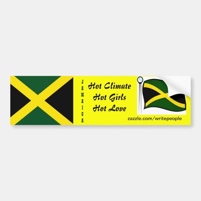 Barn av Jamaican-hett Bildekal (Framsidan)