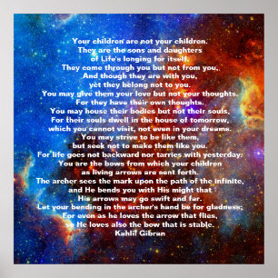 Barn av Kahlil Gibran Poster