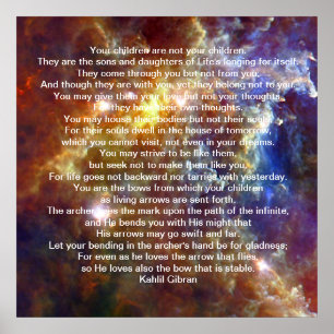 Barn av Kahlil Gibran Poster