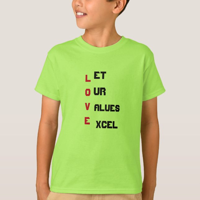 Barn av kärlek t-shirts (Framsida)