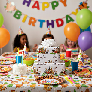 Barn av personlig Omslagning Pappert Presentpapper