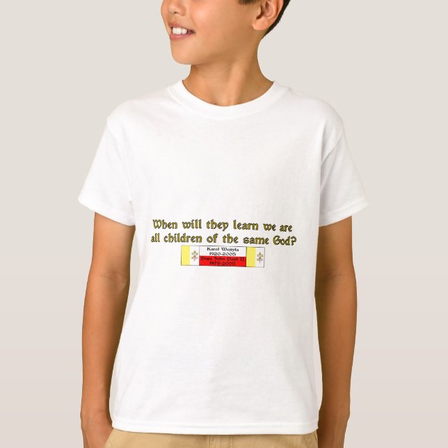 Barn av samme Gud 1 Tee Shirt (Framsida)