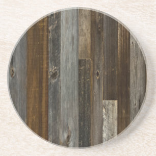 Barn av trä Rustic Brown och Grått Underlägg