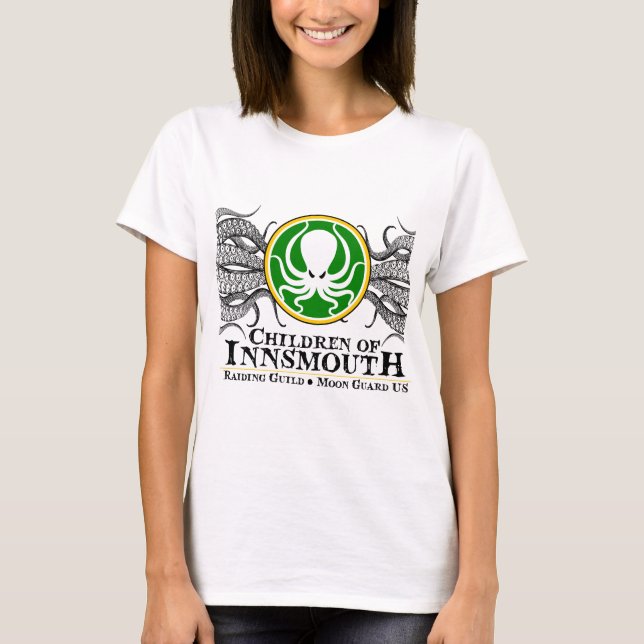 Barn av utslagsplatsen för Innsmouth skrålogotyp Tee (Framsida)
