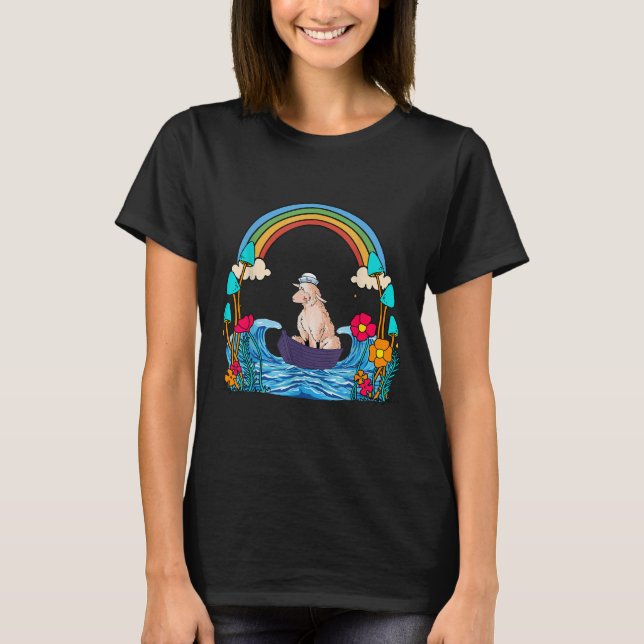 Barn Barn Får Får Maritima Flickor Pojkar Mo T Shirt (Framsida)
