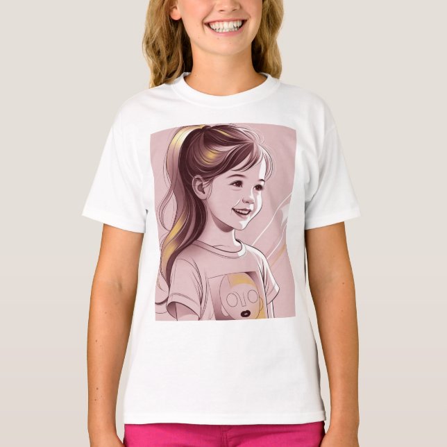 Barn Basic T-Shirt (Framsida)