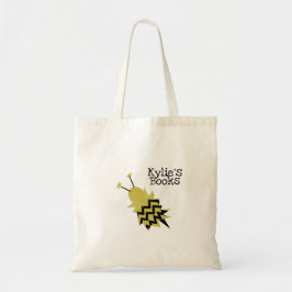 Barn Bee luddig biblioteksbok Totebag Tygkasse