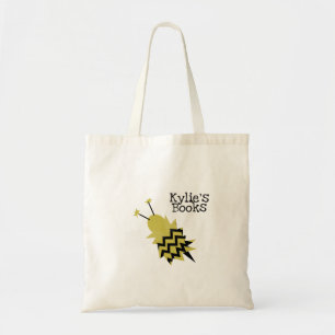 Barn Bee luddig biblioteksbok Totebag Tygkasse