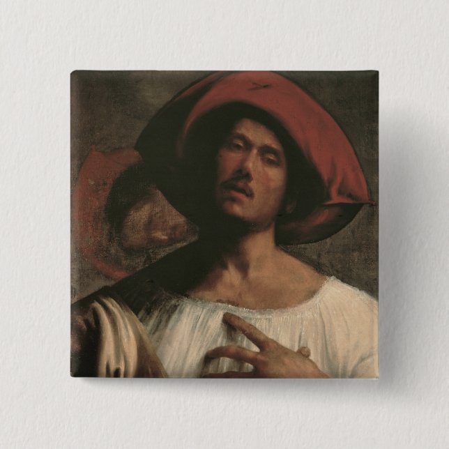 Barn bemannar att sjunga knapp (Framsida)