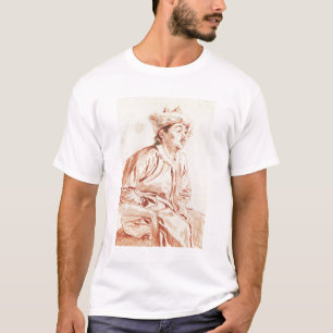 Barn bemannar i den orientaliska dräkten t-shirt