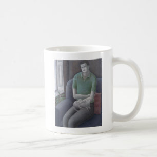 Barn bemannar med katten 2008 kaffemugg