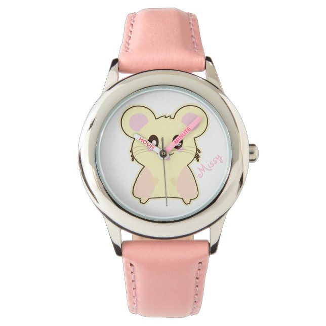 Barn Bezel Stainless Steel Watch/Mouse Armbandsur (Framsida)