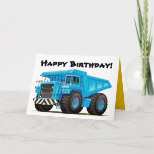 Barn Big Blue Lastbil Kort