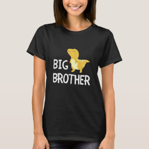 Barn Big Brother Dinosaur Best Bro Aldrig World's  T Shirt