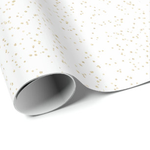 Barn Birthday Guld Glitter Presentpapper