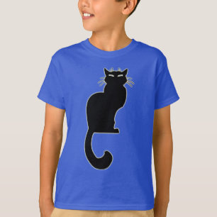Barn Black Cat T-shirt Organic Cat Barn Tee