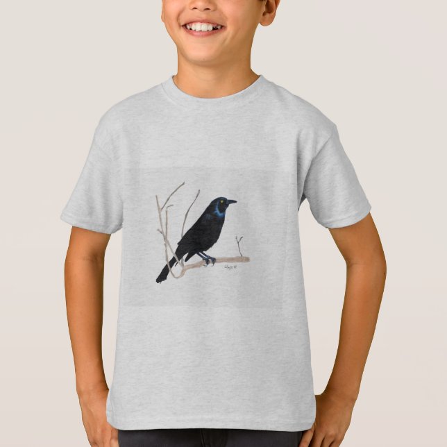 Barn Blackbird T-Shirt (Framsida)