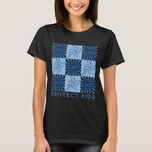 Barn Blått Band Solros Medvetenhet April T Shirt