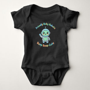 Barn Bomull Komfort Robot T Shirt