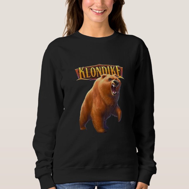 Barn Brusig Brunbjörn T Shirt (Framsida)