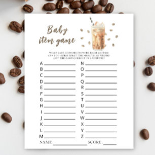 Barn brygger kaffe baby shower Barn Artikel Spel