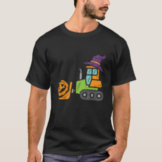 Barn Bulldozer Pumpa Lastbil Grävande Småpojkar  T Shirt