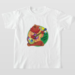 Barn Camp T-Shirt Singing Bear Personalize