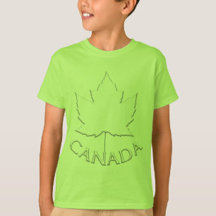 Barn Canada Flagga Sweatshirt Maple Löv Barn Shir Tee
