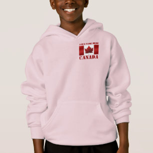 Barn Canada Jacka Personlig Canada Hoodie Tee