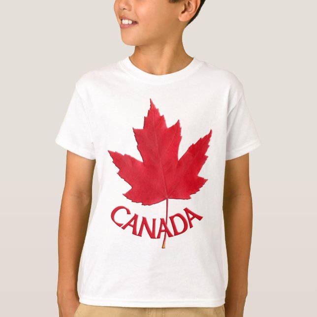 Barn Canada Shirt Anpassningsbar Canada Souvenir S Tee Shirt (Framsida)