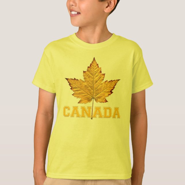 Barn Canada T-shirt Barn Canada Souvenir Shirt (Framsida)