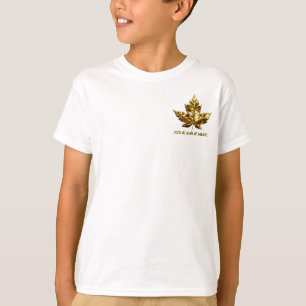 Barn Canada T-shirt Guld Medal Team Canada Shirt