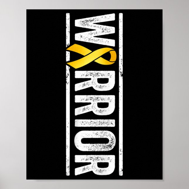 Barn - cancer Warrior Pediric Golden Awa Poster (Framsidan)