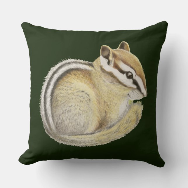Barn Chipmunk Kudde (Framsida)