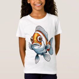 Barn Clownfisk Fint Jersey T-shirt